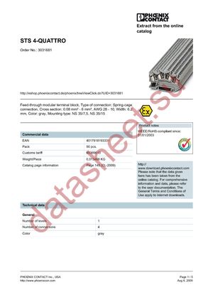 3031681 datasheet  